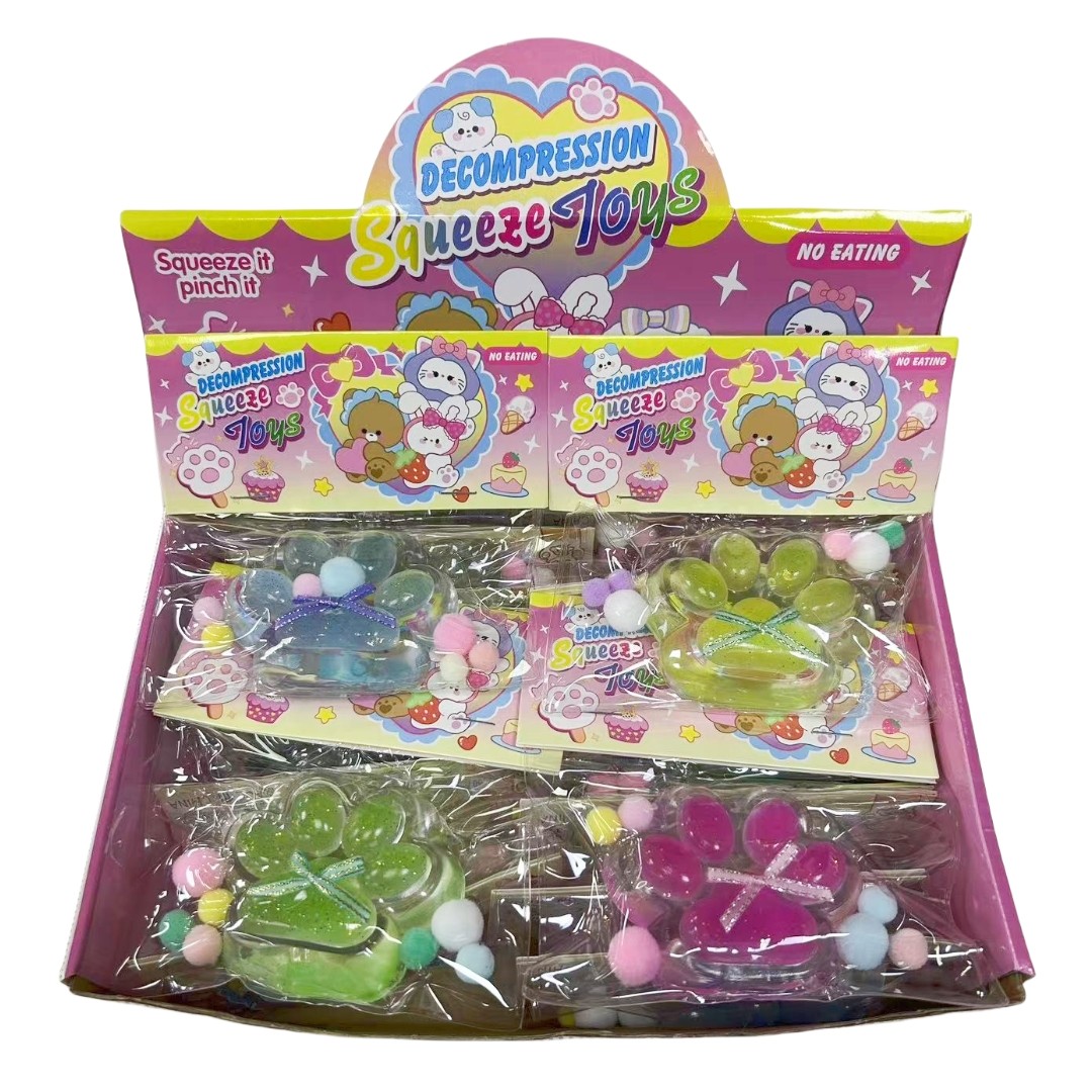 Squishy Dursichtig mit Schleife